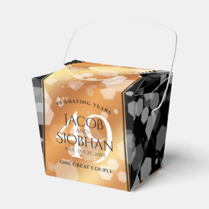 Ballotins Élégant 49ème anniversaire de Mariage de cuivre