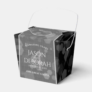 Ballotins Élégant 4ème anniversaire de Mariage de lin