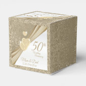 Ballotins Élégant 50e anniversaire de Mariage (Arrière)