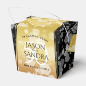 Ballotins Élégant 50e anniversaire de mariage de diamant (Arrière)