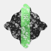 Ballotins Élégant 55e anniversaire de Mariage d'émeraude (Déplié)