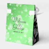 Ballotins Élégant 55e anniversaire de Mariage d'émeraude (Arrière)