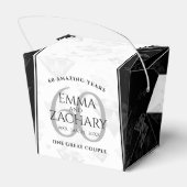 Ballotins Élégant 60e anniversaire de Mariage de diamant (Arrière)