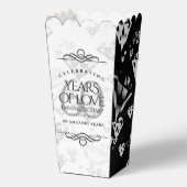 Ballotins Élégant 60e anniversaire de Mariage de diamant (Verso)