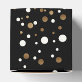 Ballotins Élégant 60e anniversaire Noir or Confetti Custom (Haut)