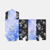 Ballotins Élégant 65e anniversaire du Mariage Sapphire (Déplié)