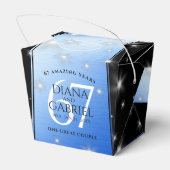 Ballotins Élégant 67e anniversaire Mariage de Star Sapphire (Arrière)