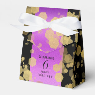 Ballotins Élégant 6ème anniversaire de Mariage d'Améthyste