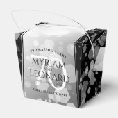 Ballotins Élégant 70e anniversaire de Mariage Platinum (Arrière)