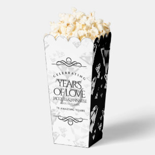 Ballotins Élégant 75e anniversaire de Mariage de diamant