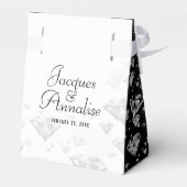 Ballotins Élégant 75e anniversaire de Mariage de diamant (Arrière)