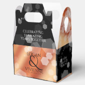 Ballotins Élégant 8ème 32ème anniversaire de Mariage de bron (Ouvert)