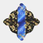 Ballotins Élégant 9e anniversaire Mariage Lapis Lazuli (Déplié)