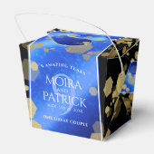 Ballotins Élégant 9e anniversaire Mariage Lapis Lazuli (Arrière)