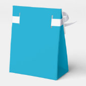 Ballotins Elégant Aqua Blue Monogram Mariage (Arrière)