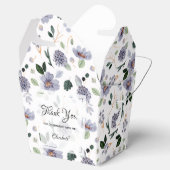 Ballotins Élégant aquarelle fleurs violettes (Ouvert)