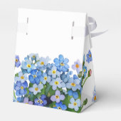 Ballotins Elégant aquarelle Oubliez-moi pas Mariage (Arrière)