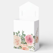 Ballotins Elégant Aquarelle rose Roses Mariage (Ouvert)