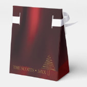 Ballotins Élégant arbre de Noël doré brillant (Arrière)