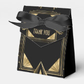 Ballotins Élégant art déco Grand Mariage Gatsby (Verso)