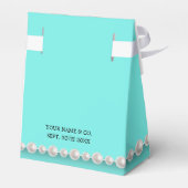 Ballotins Elégant Baby shower à thème Tiffany bleu Turquoise (Arrière)