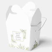 Ballotins Elégant Baby shower chic Ballotin de verdure  (Ouvert)