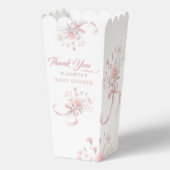 Ballotins Elégant Baby shower de bouquet de fleurs d'aquarel (Verso)