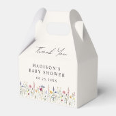 Ballotins Elégant Baby shower de crème pâté Fleur sauvage (Arrière)