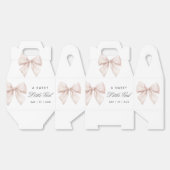 Ballotins Elégant Baby shower de la caverne blanche (Déplié)