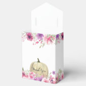 Ballotins Élégant Baby shower Floral Citrouille (Ouvert)