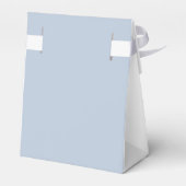 Ballotins Élégant Baby shower floral de Wilflower bleu hiver (Arrière)