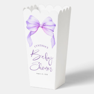 Ballotins Élégant Baby shower pourpre de la cale
