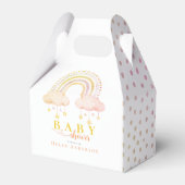 Ballotins Elégant Baby shower rose Whimsical Rainbow Boho (Arrière)