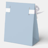 Ballotins Elégant Baby shower simple Dusty Blue Boys (Verso)