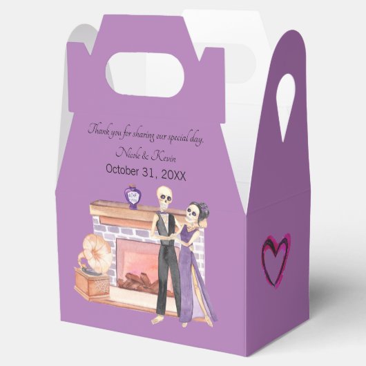 Ballotins Élégant Ballotin de deux squelettes (Ouvert)