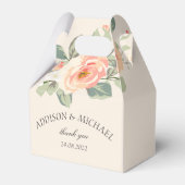 Ballotins Élégant ballotin floral simple (Verso)