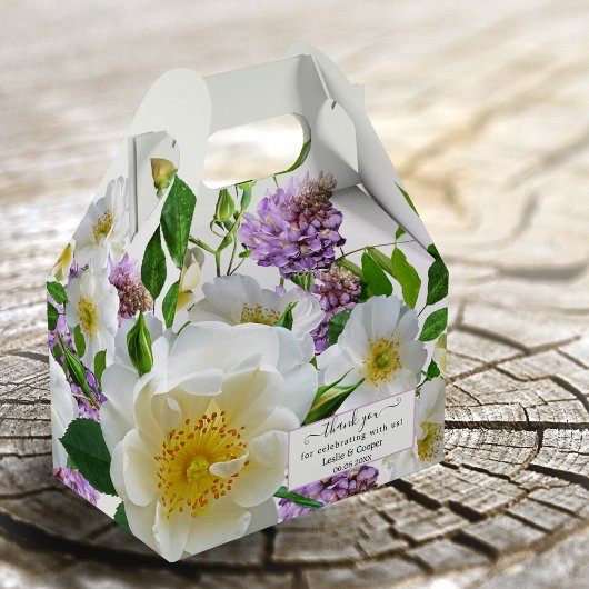 Ballotins Élégant Ballotin Mariage Floral