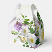 Ballotins Élégant Ballotin Mariage Floral (Arrière)