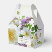 Ballotins Élégant Ballotin Mariage Floral (Verso)