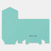Ballotins Élégant Ballotin Turquoise (Déplié)