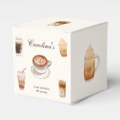 Ballotins Élégant bébé brasse le baby shower de café (Verso)