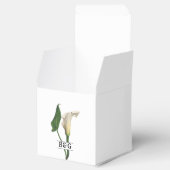 Ballotins Elégant blanc Calla Lily Vert Mariage botanique (Ouvert)