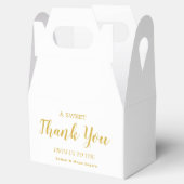 Ballotins Elégant blanc & or Spa de beauté Merci de fête de (Ouvert)