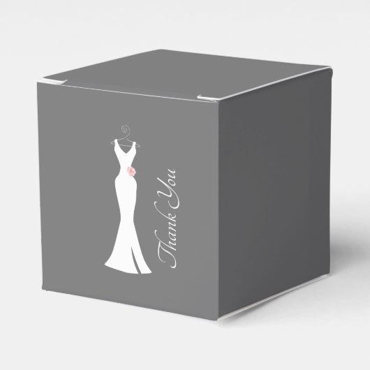 Ballotins Elégant blanc sur gris - Design simple et élégant (Verso)