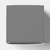 Ballotins Elégant blanc sur gris - Design simple et élégant (Haut)