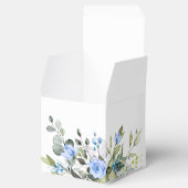 Ballotins Elégant bleu Eucalyptus Rose Mariage vert (Ouvert)