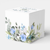 Ballotins Elégant bleu Eucalyptus Rose Mariage vert (Arrière)