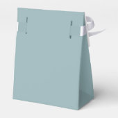 Ballotins Elégant bleu poussiéreux merci mariage (Arrière)