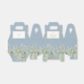 Ballotins Élégant Bleu Première Sainte Communion Vert Favori (Déplié)