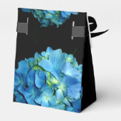 Ballotins Elégant bleu turquoise hydrangée à fleurs bleu ros (Arrière)